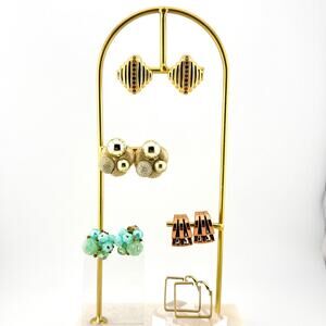 Vintage Designer Clip On Earrings Lot Joan Rivers Renoir West Germany LH Segal